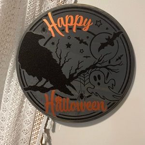 Handcrafted Happy Halloween Wood Wall Decor